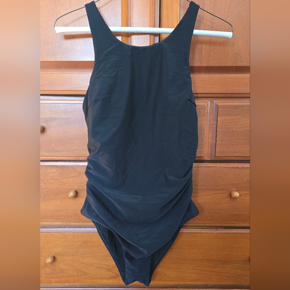 NWT Berlook Backless Mesh One Piece Swimsuit, Sz S